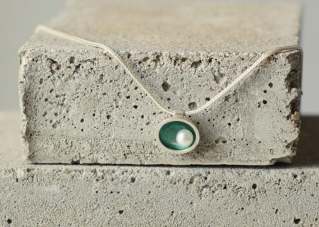 Kette - Perle im Grün